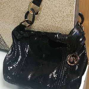 Michael Kors Python Print Purse
